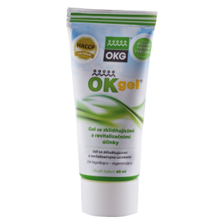 OK GEL– 60ml, poranění kůže, poštípání hmyzem, jizvy, plísně, popálení